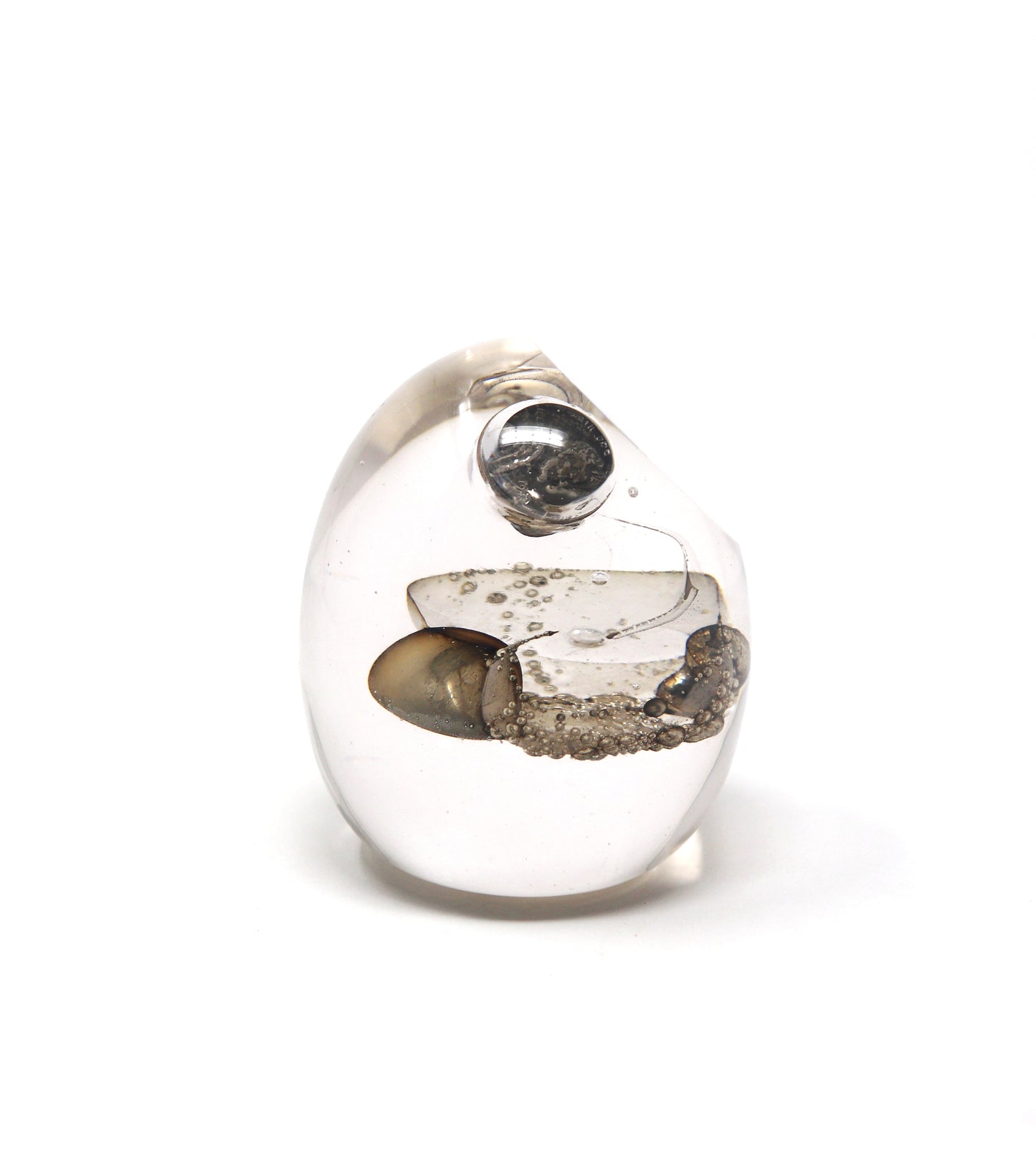 Two Cent Paperweight with a Facet