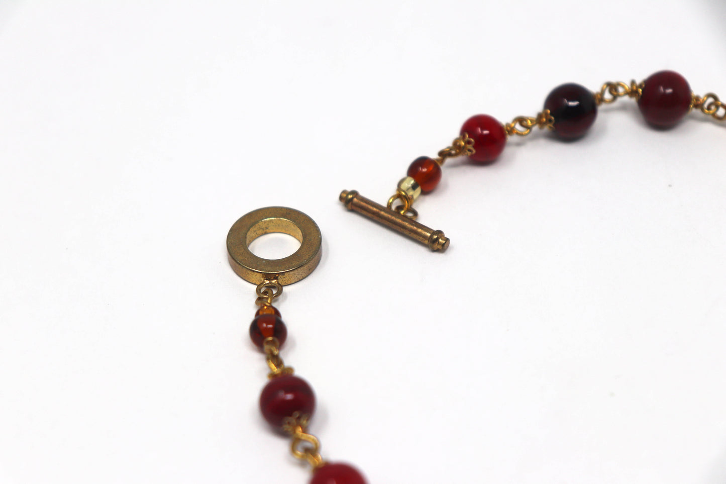 Beaded Murano Glass Necklace