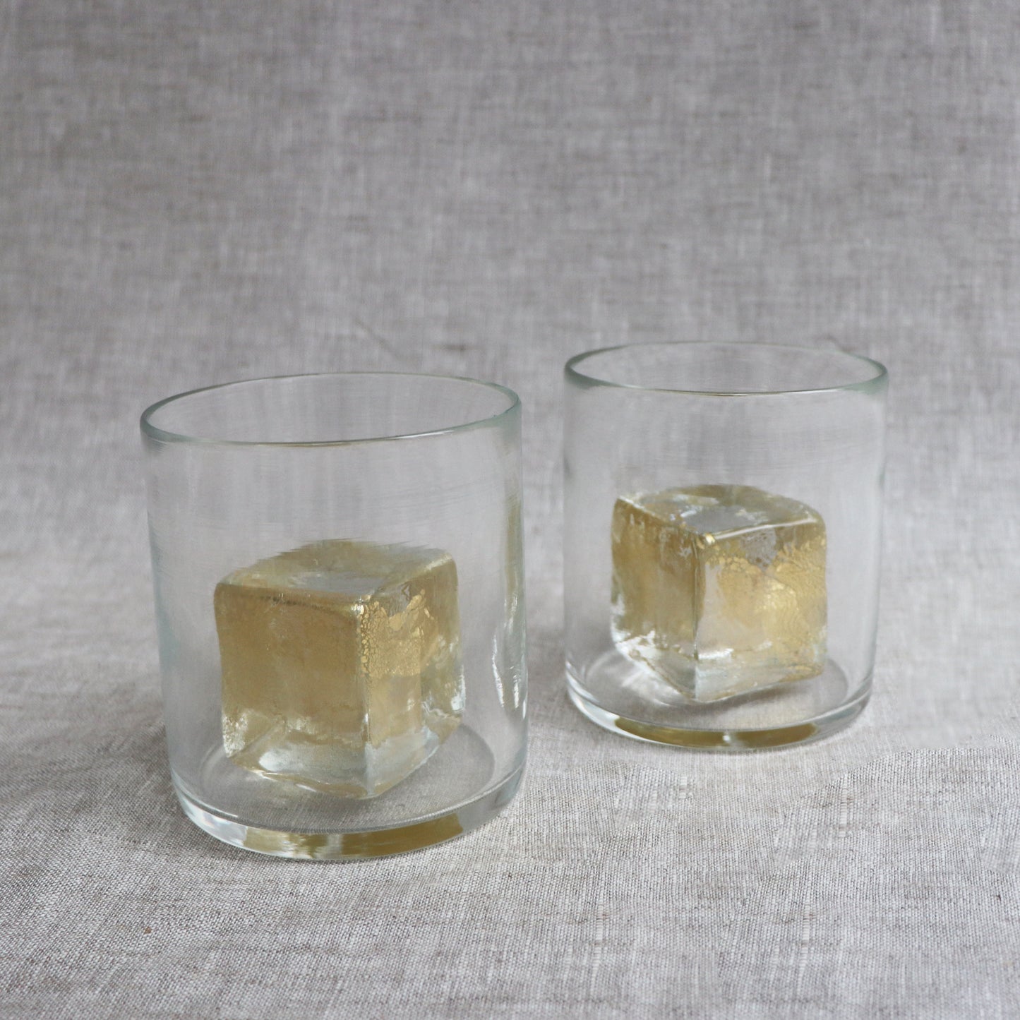 The Gold Cube Glass
