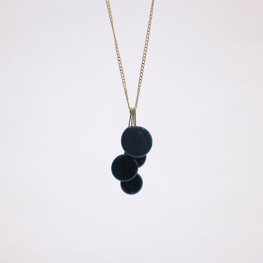 Piet Largo Simple Cluster Necklace in Gold