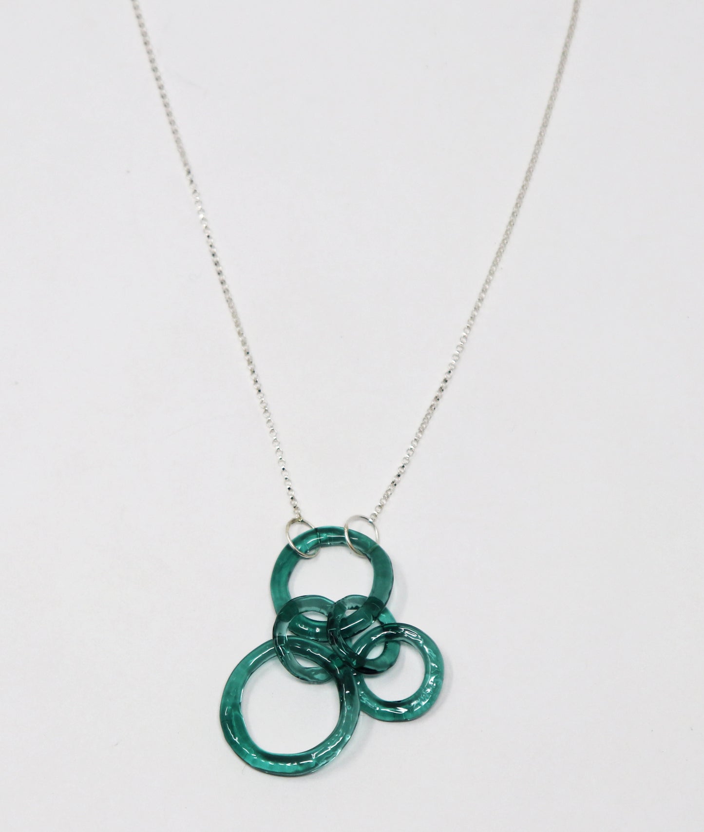 Sea Green Cluster Chain Pendant