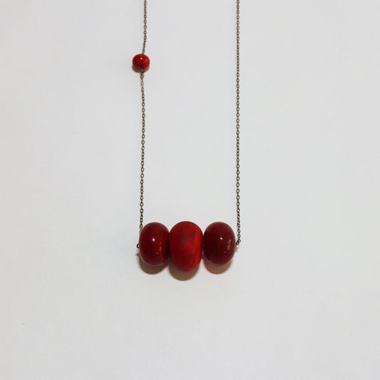 Bubble trio necklace