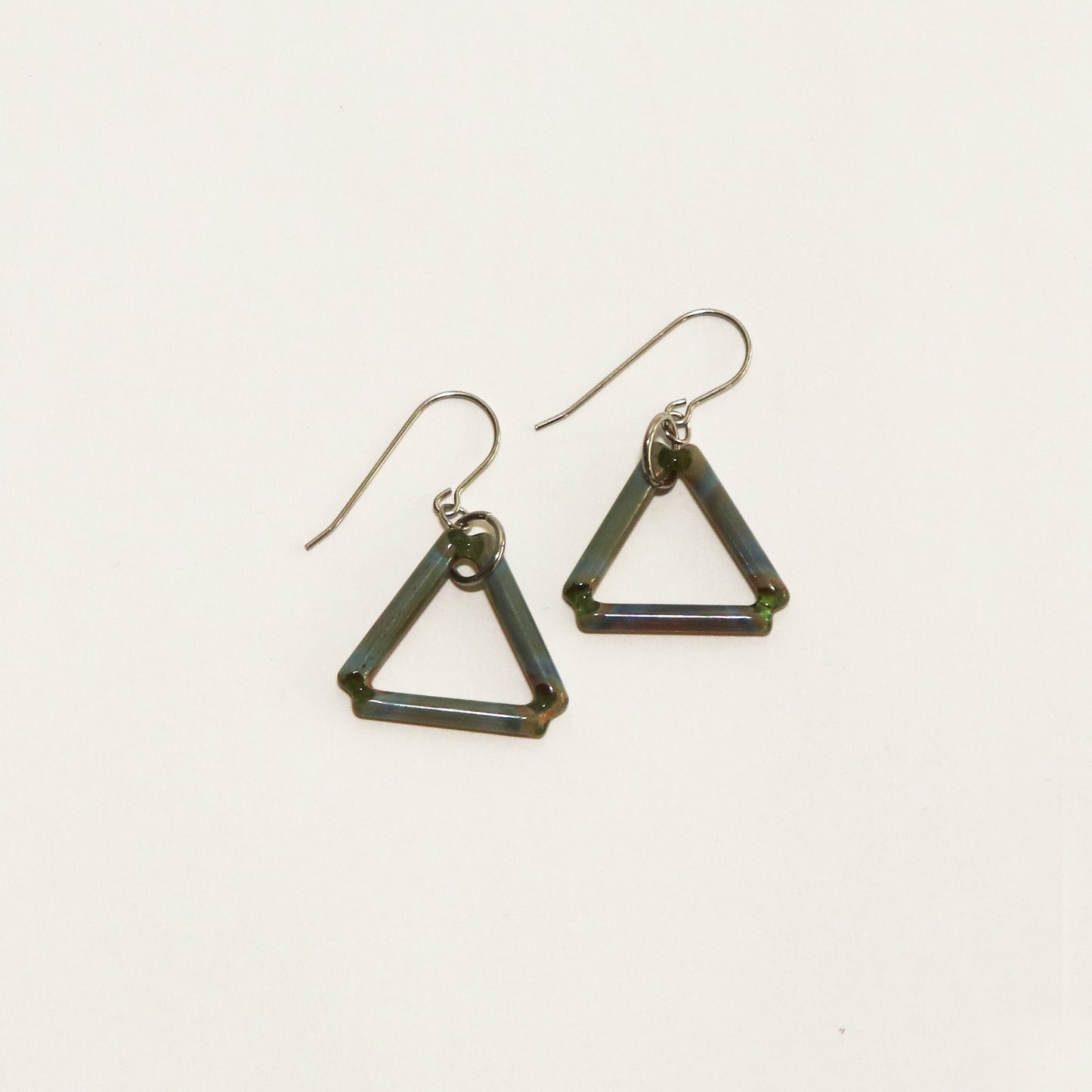 Small Triangle Earrings