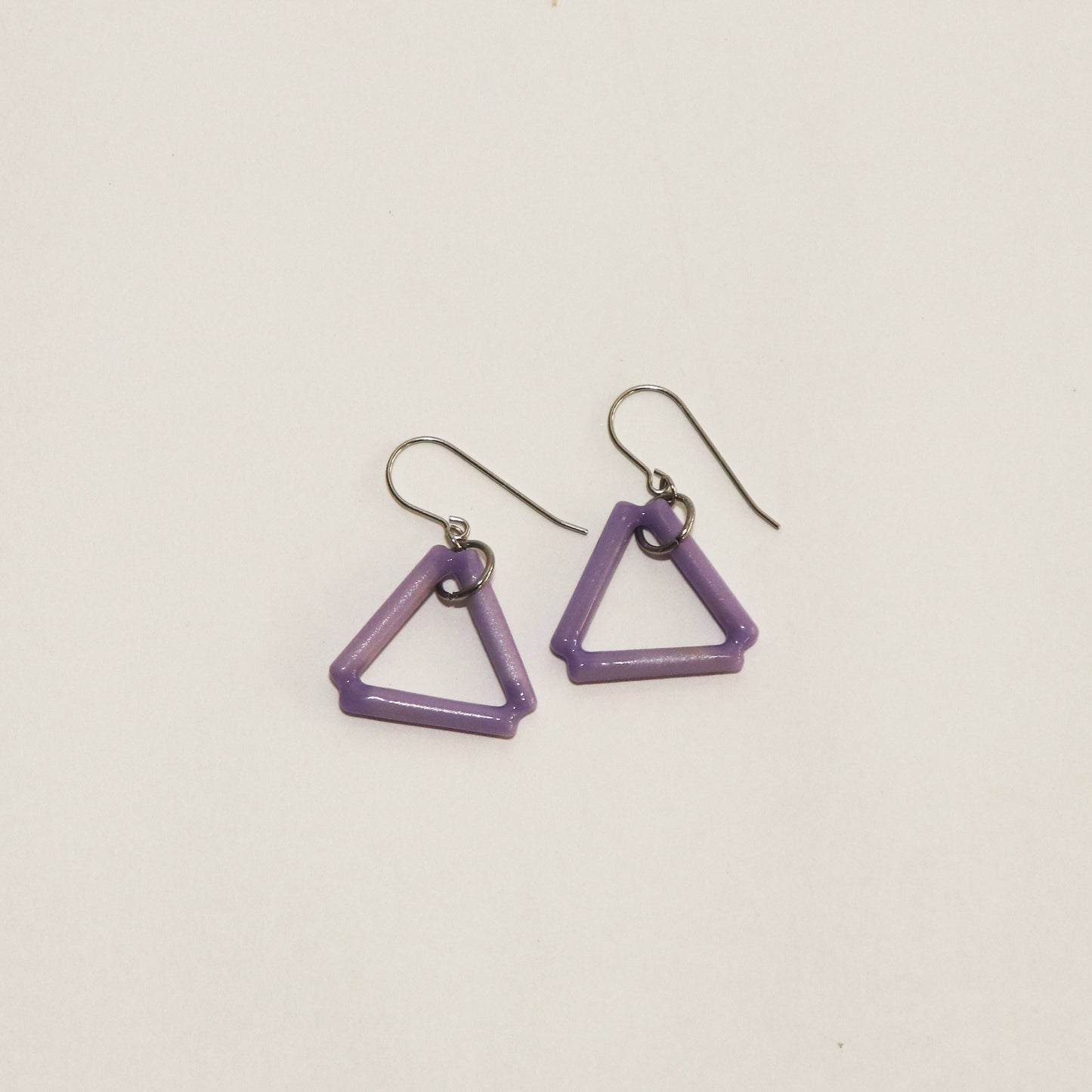 Small Triangle Earrings