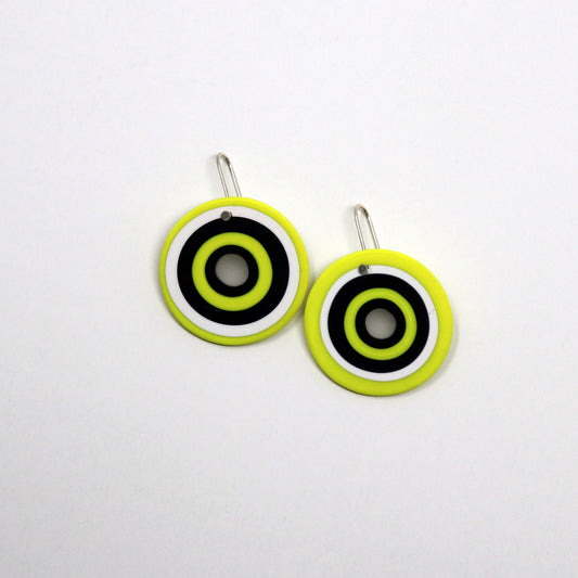 One Piece Carved Dangle Earrings