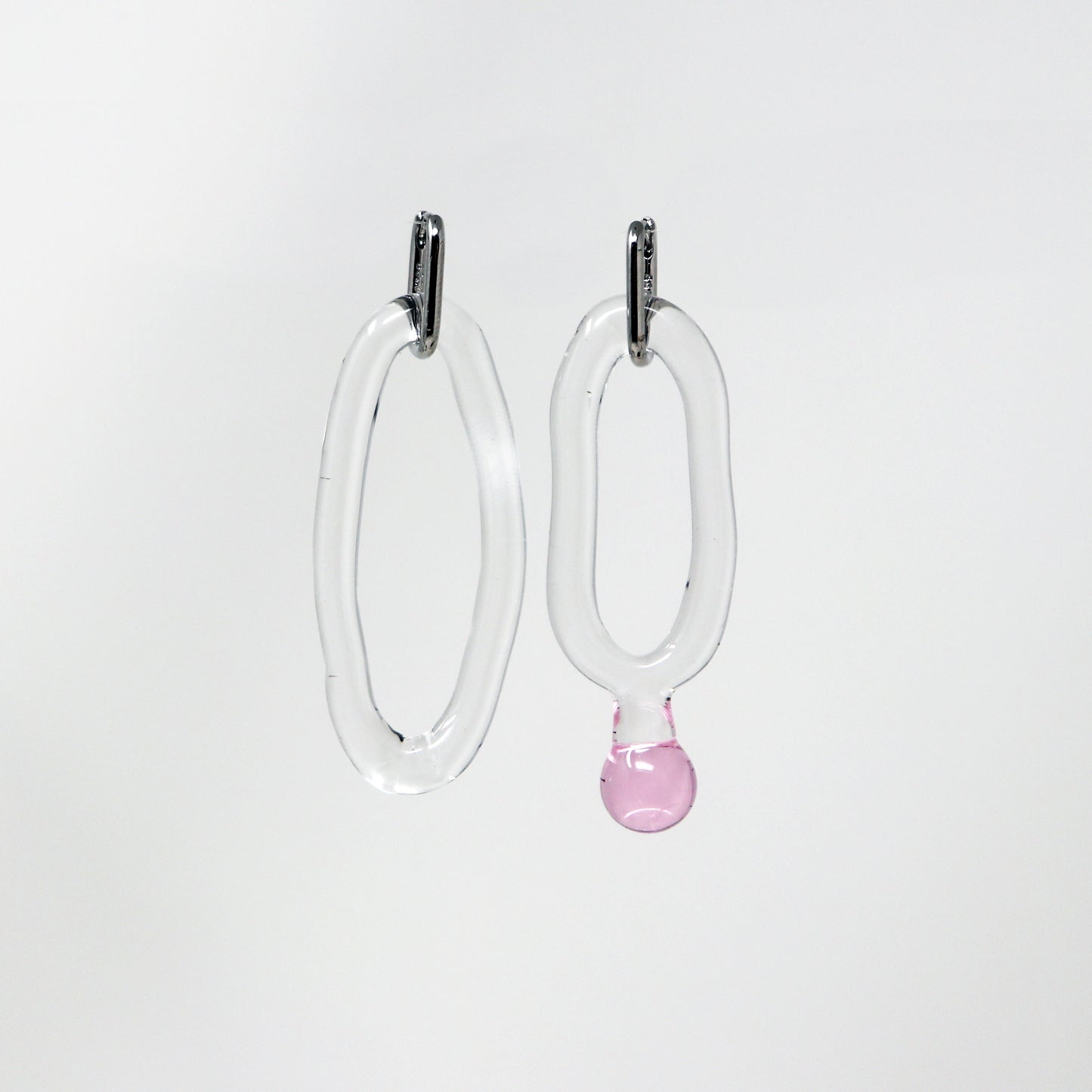 Asymmetrical Huggie Drop Earrings