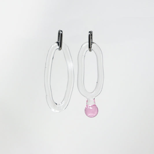Asymmetrical Huggie Drop Earrings