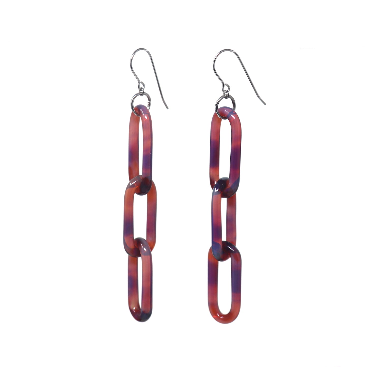 Gauge Chain Link Earrings