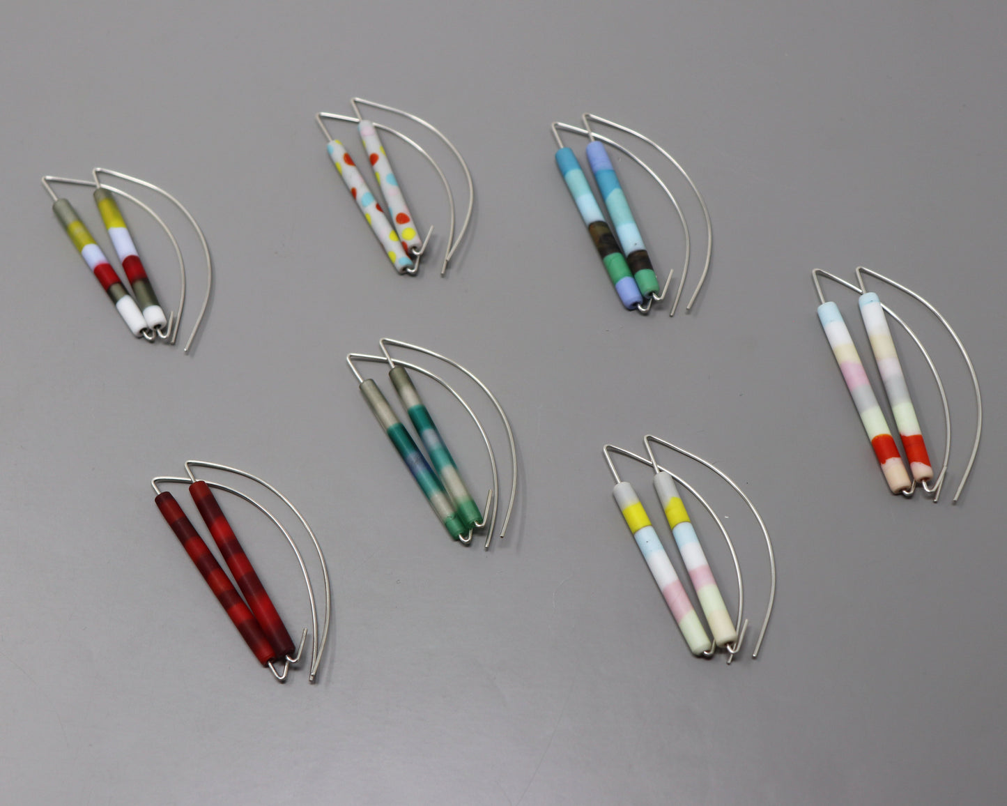 Medium Horizon Color-blocked Earring