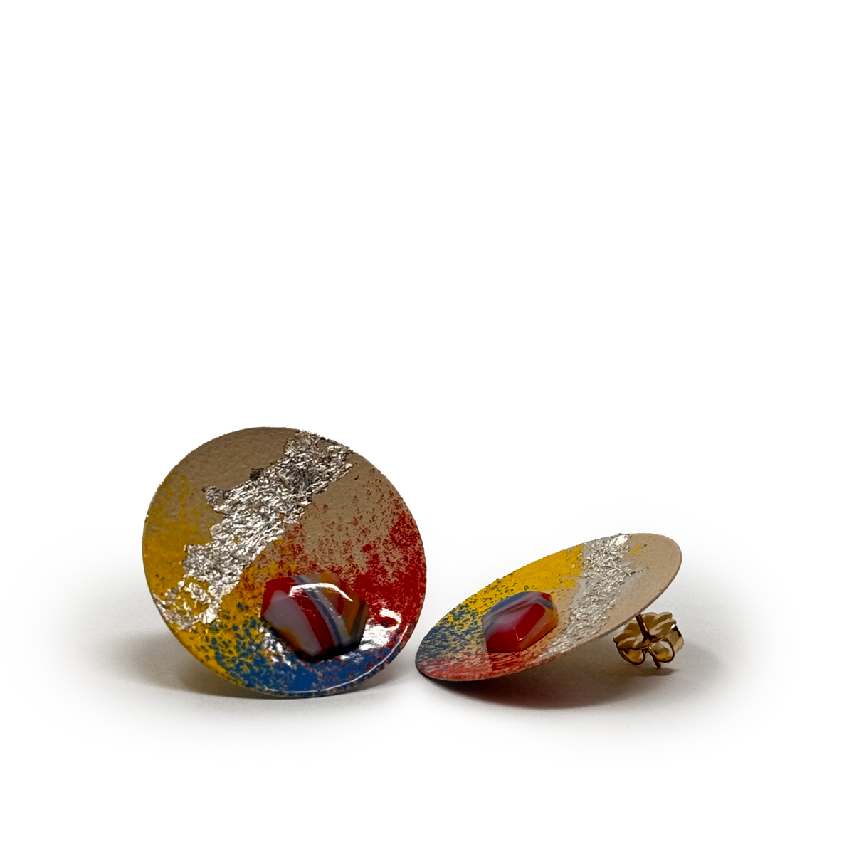 Space Specimen Satellite Earrings