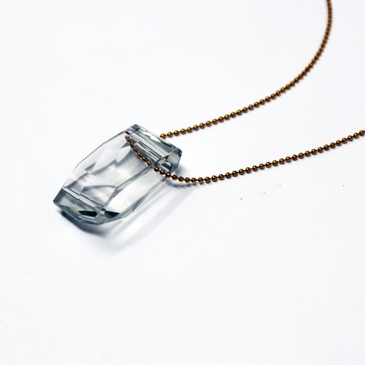 Slumped Recycled Glass Bottle Necklace
