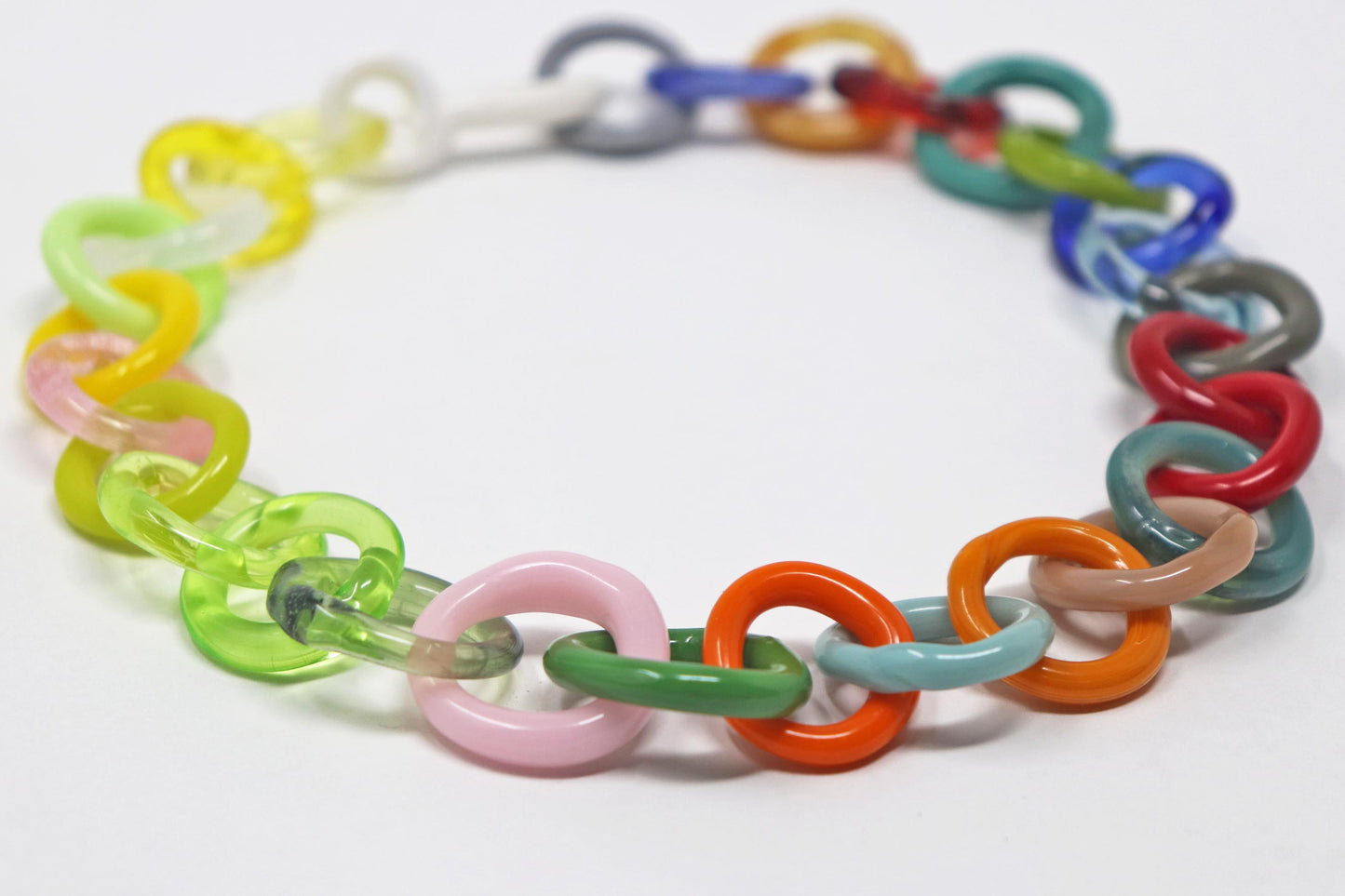 Multicolor Mini Chain Necklace