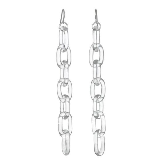 Oval Chain Earrings