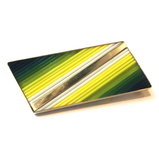 Mirror Image Gradation Parallelogram Pin