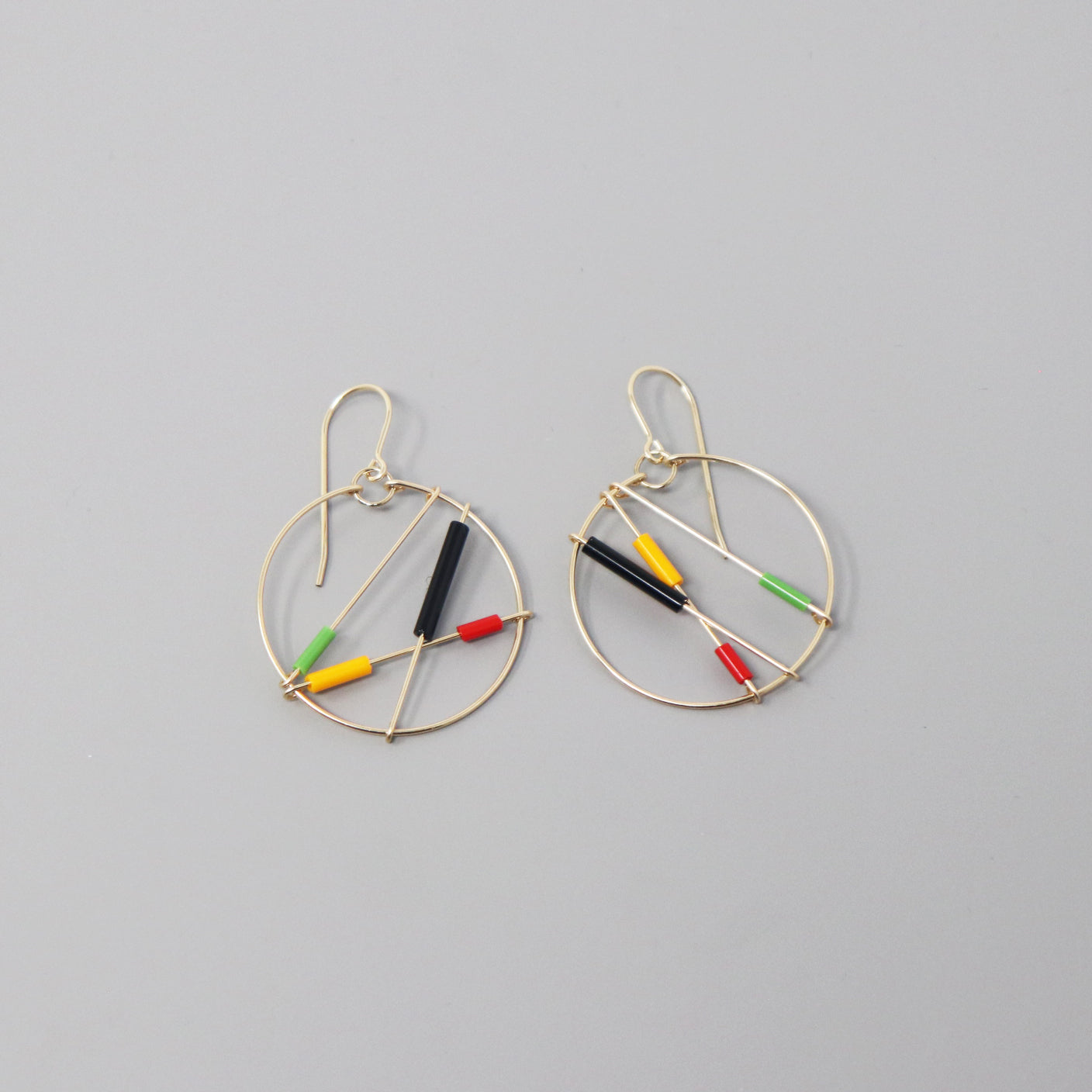 Kandinsky Hoop Earrings