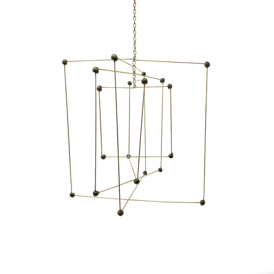 Large Olive Green Square Mobile
