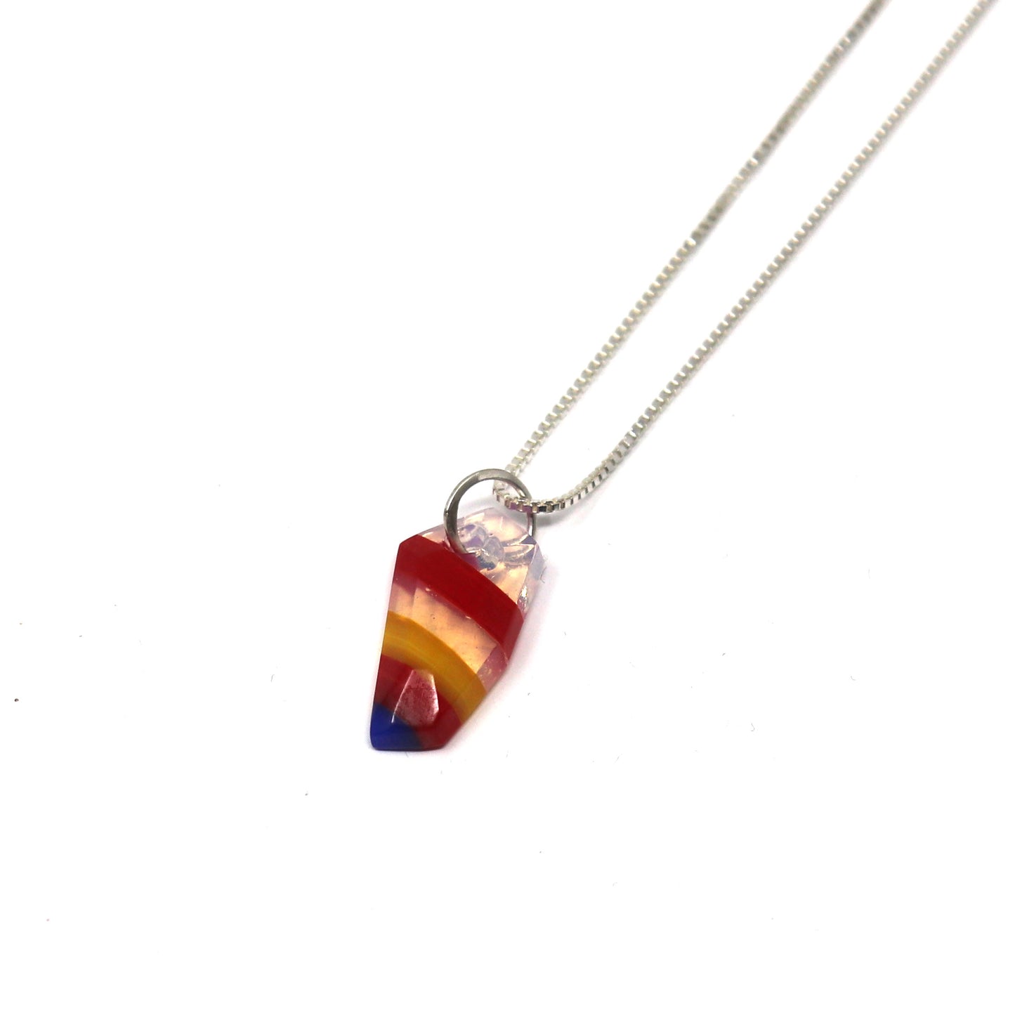 Striped Charm Necklace