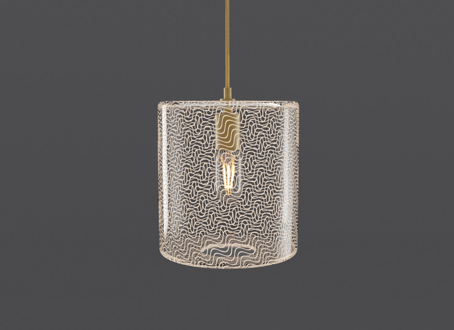 Cane Drum Pendant