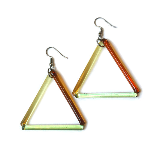 Large Triangle Earrings